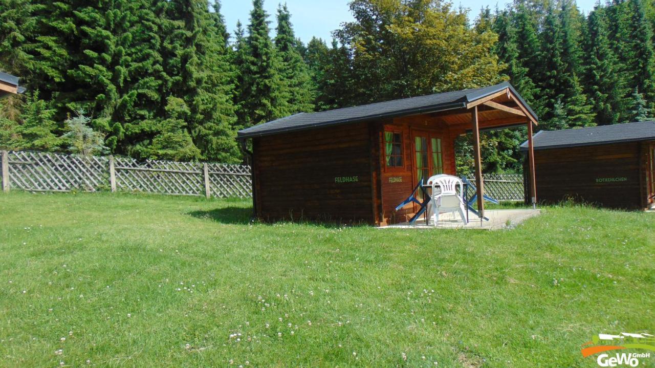 Готель Blockhuette Am Kegelsberg Gelenau Екстер'єр фото