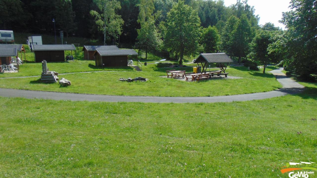 Готель Blockhuette Am Kegelsberg Gelenau Екстер'єр фото